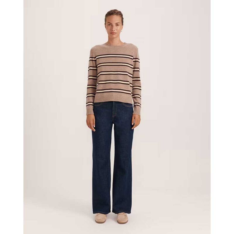 SABA Nora Wool Cashmere Stripe Knit image number 3