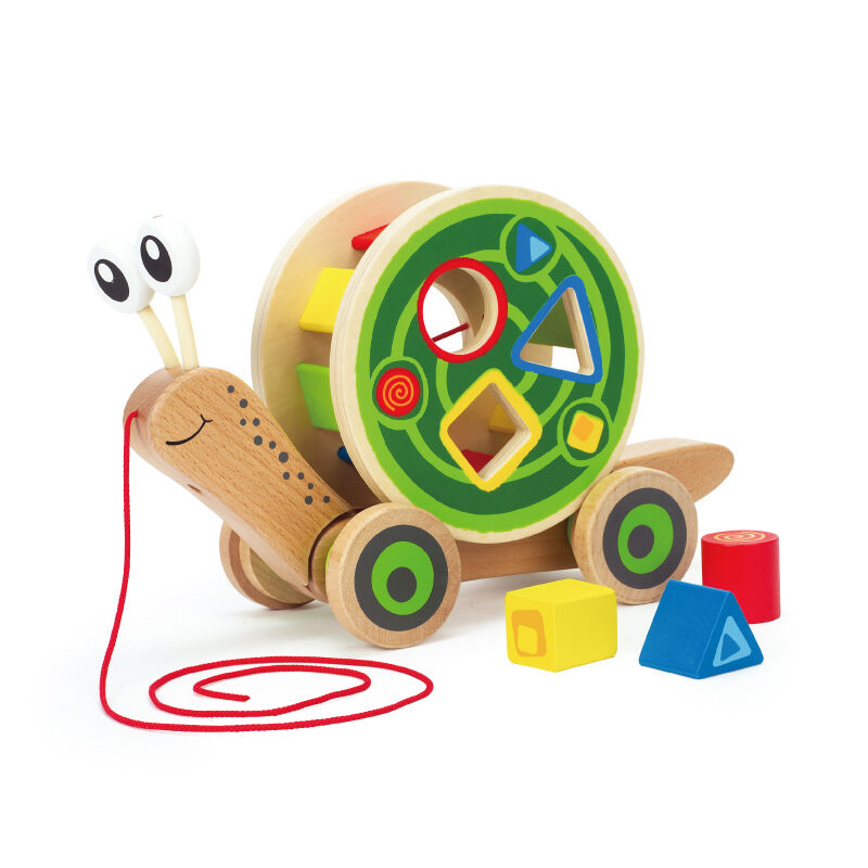 Hape Walk-A-Long Snail image number 0