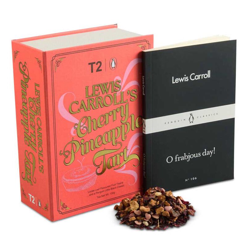 T2 x Penguin - Lewis Carroll’s Cherry Pineapple Tart Loose Leaf Tea Book image number 0