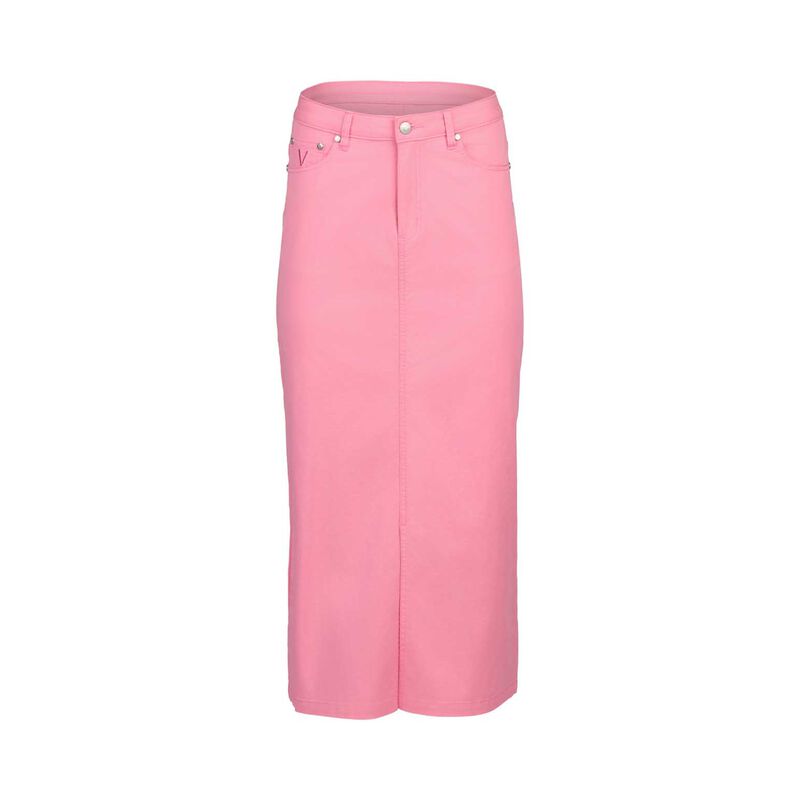 Vassalli Mid Length Denim Skirt image number 5