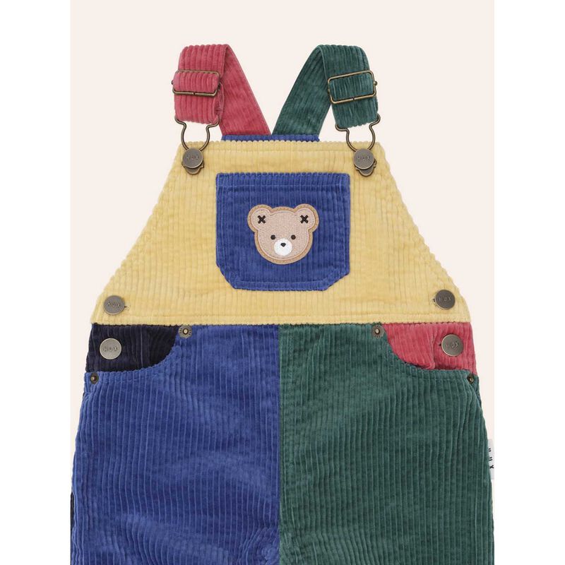 Huxbaby Colour Block Cord Overall 6M-2Y image number 2