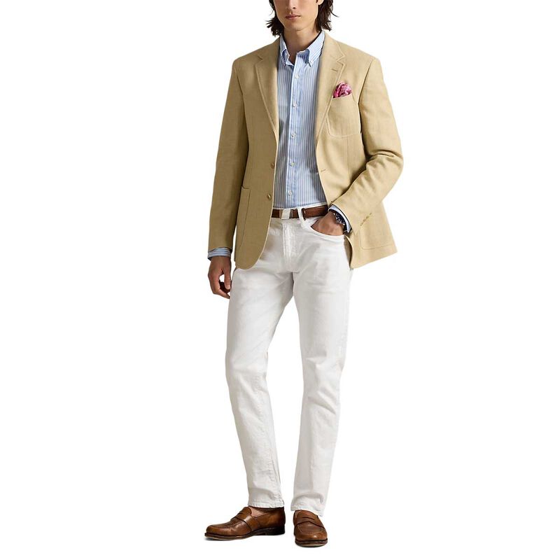 Polo Ralph Lauren Custom Fit Striped Stretch Poplin Shirt image number 3