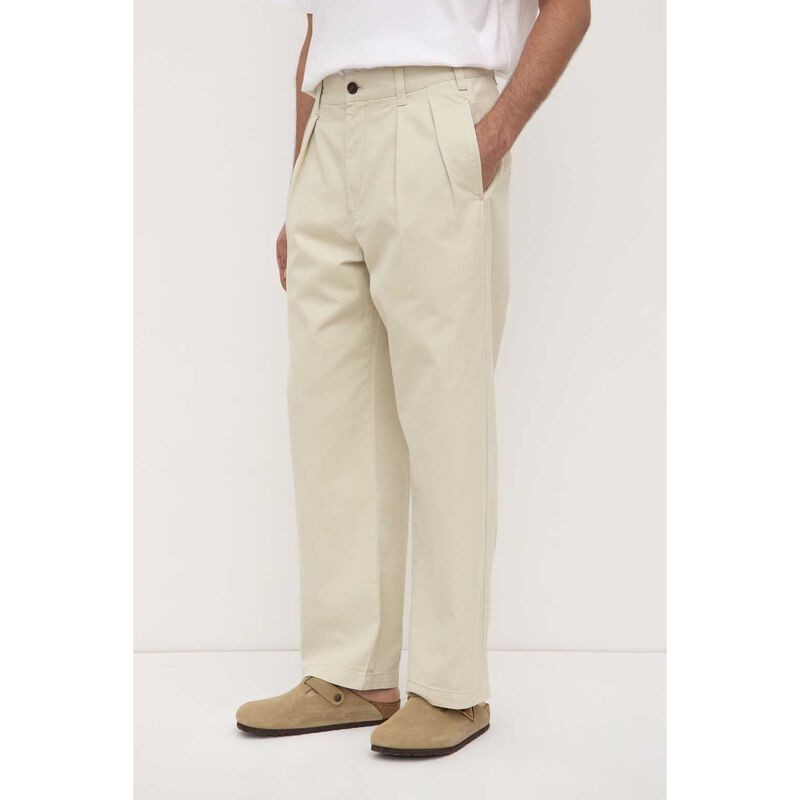 Assembly Label Miles Pleated Chino Limestone image number 2