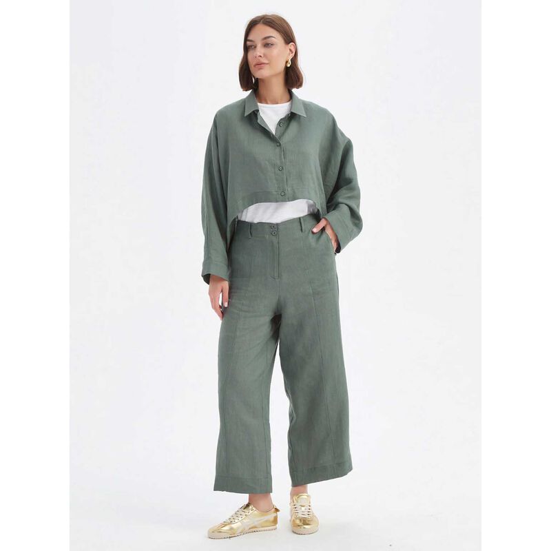 TIRELLI Wide Crop Overshirt image number 11