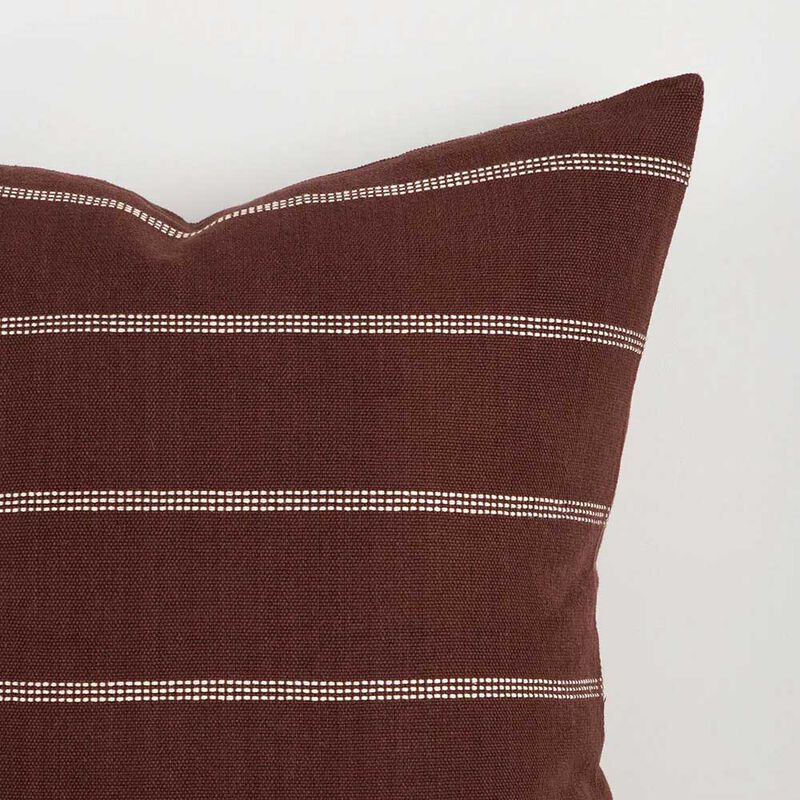 Baya Juno Cushion With Feather Inner 55x55cm - Mulberry image number 2