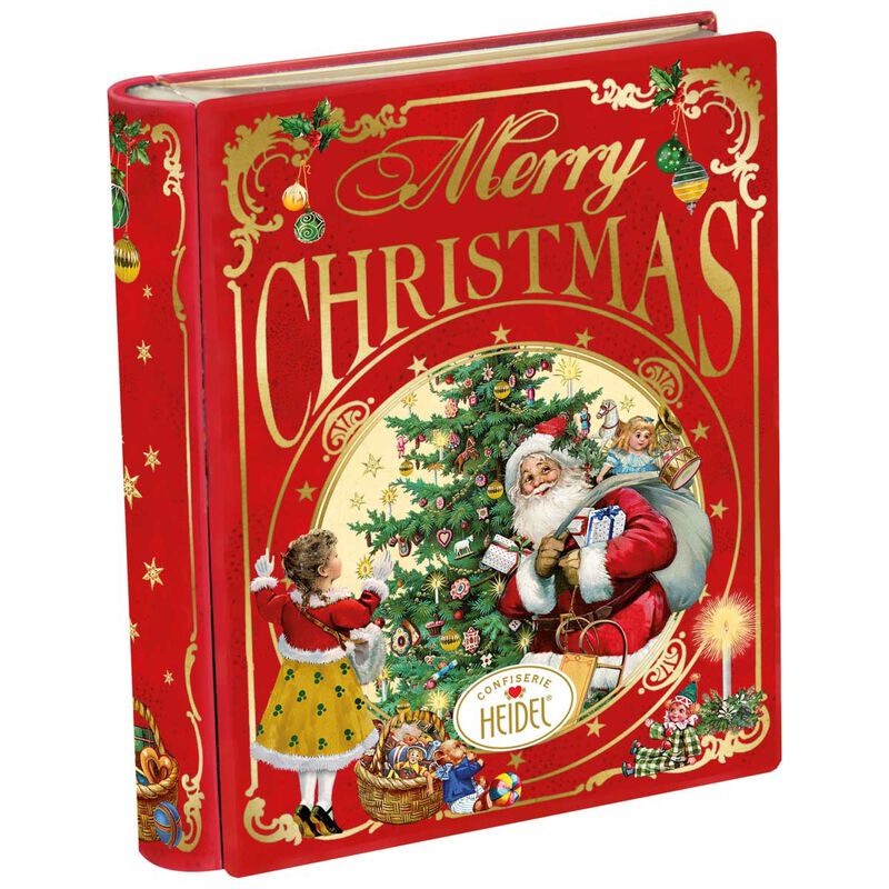 Heidel Christmas Nostalgia Book with Mini Milk Chocolate Bars 80g image number 0