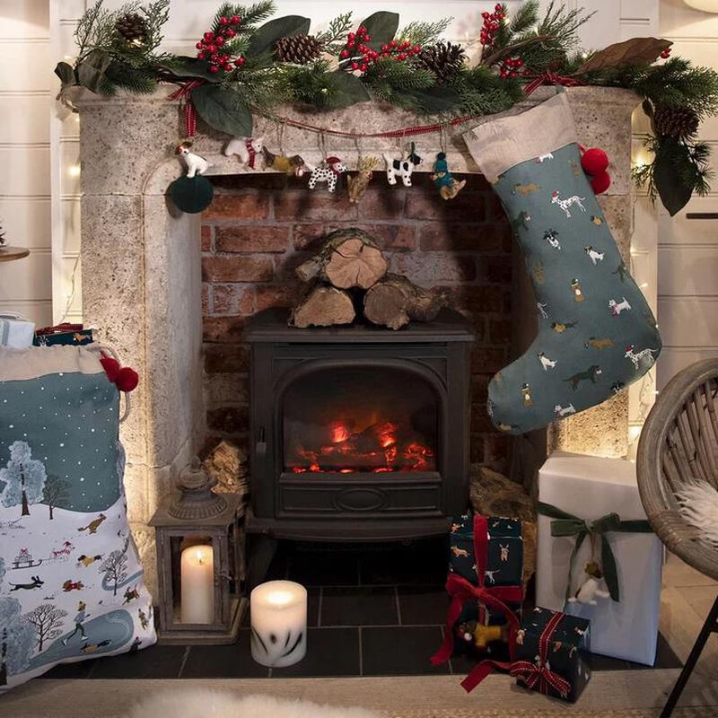 Sophie Allport Christmas Stocking - Christmas Dogs image number 2