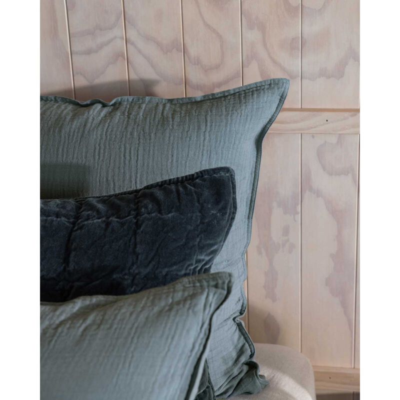 Wallace Cotton Deepwater Standard Pillowcase Set image number 2