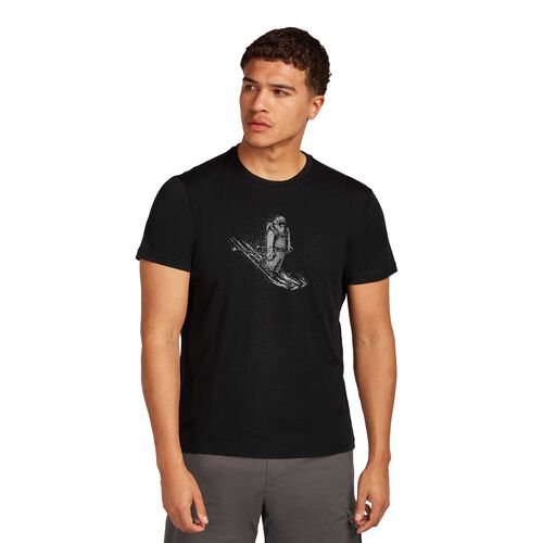 Icebreaker M Merino 150 Tech Lite SS Tee Skiing Yeti