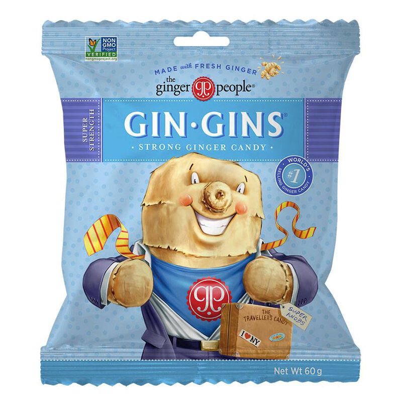 Ginger People Gin Gins Super Strength Hard Ginger Candy 60g image number 0