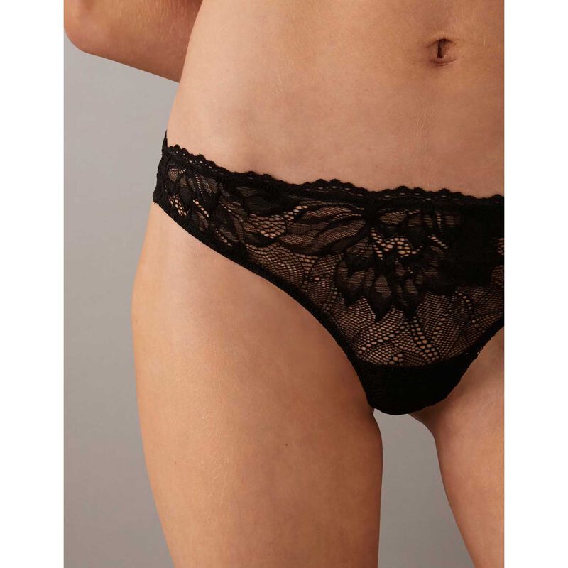 Calvin Klein Seductive Comfort Lotus Floral Thong image number 2