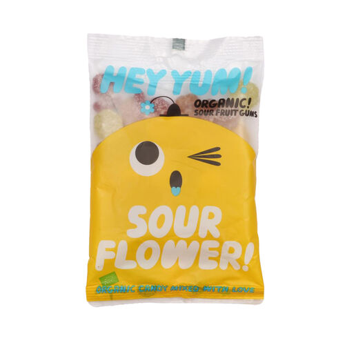 HEY YUM! Sour Flower Organic Sweets 100g