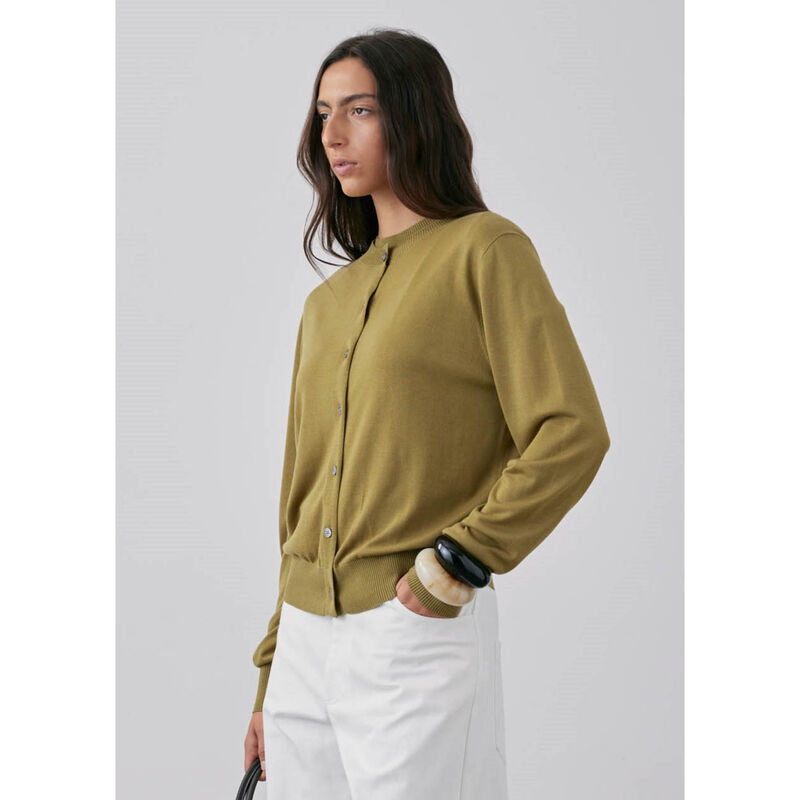 Gregory Farrah Knit Cardi Olive image number 2