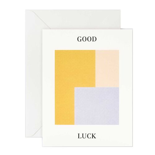Lettuce Good Luck Cubic Card