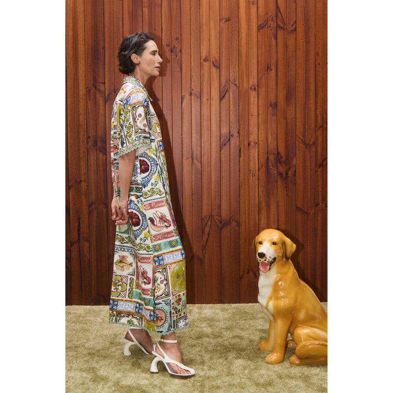 ALÉMAIS Tommasina Shirtdress image number 3