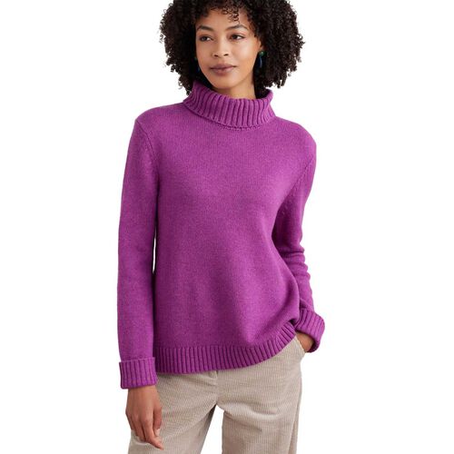 Seasalt Cornwall Braque Jumper Wild Orchid