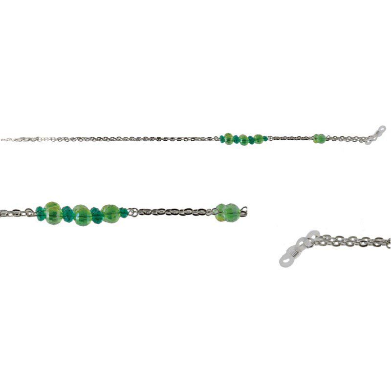 On The Nose Green Beaded Chain image number 0