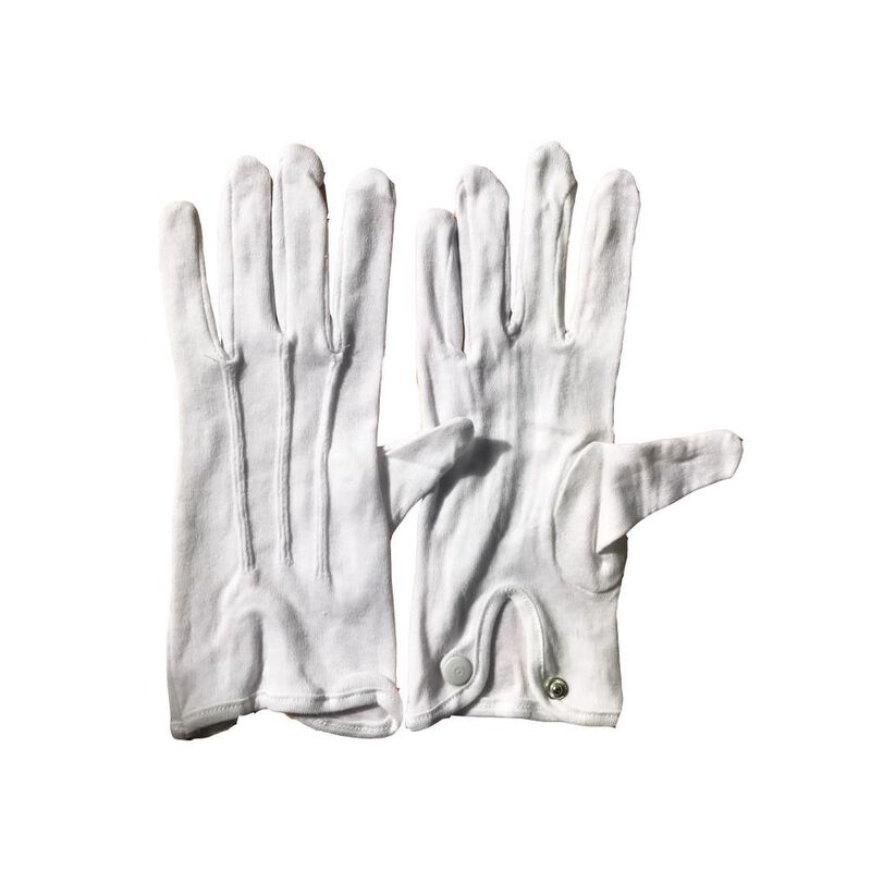 Columbine White Hosiery Gloves image number 0