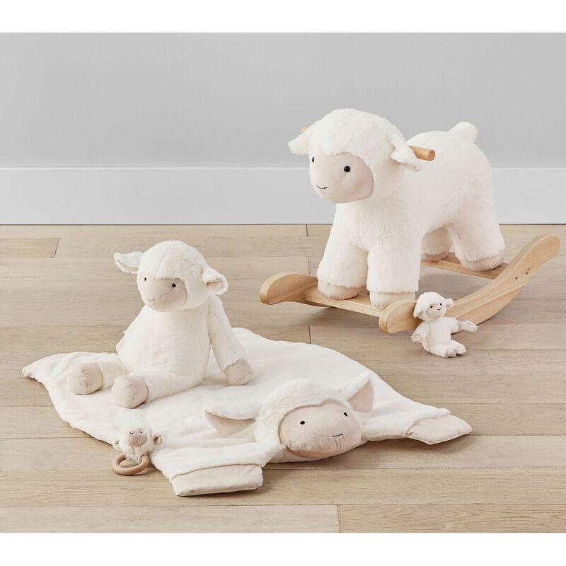 Pottery Barn Kids Critter Plush Lamb image number 2