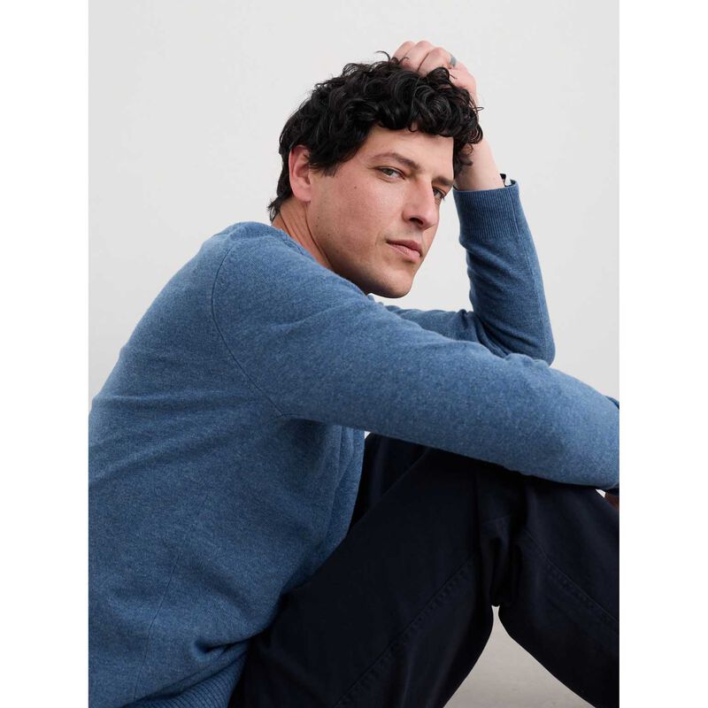 Seasalt Cornwall Prow Crew Neck Jumper Hydrangea image number 2