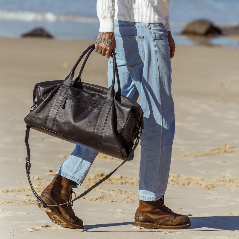 Status Anxiety Everything I Wanted Leather Duffle Bag image number 3