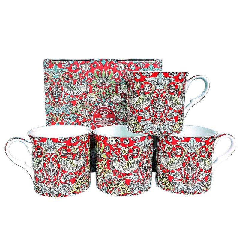 Dyme Strawberry Thief Hat Box Mug image number 0