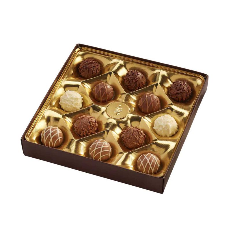 Lindt Gourmet Truffles Gift Box 192g image number 1