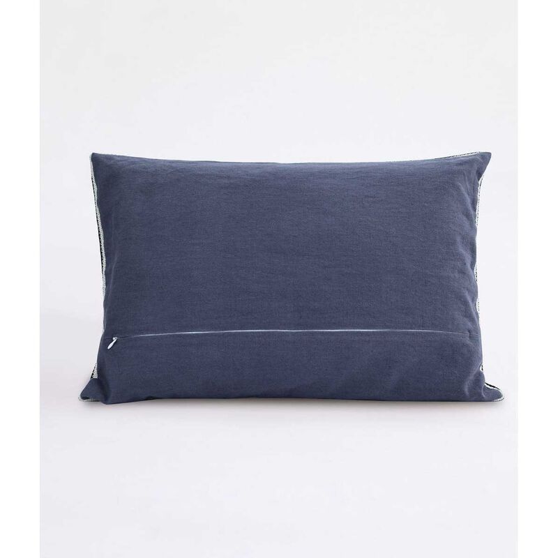 MM Linen Linea Indigo Cushion 60x40 image number 2
