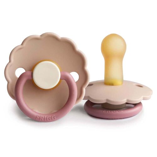 FRIGG Round Pacifier - Daisy Latex Size 2