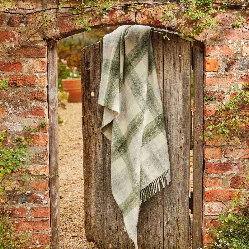 Tweedmill Lifestyle Meadow Check Throw 150x183cm image number 2