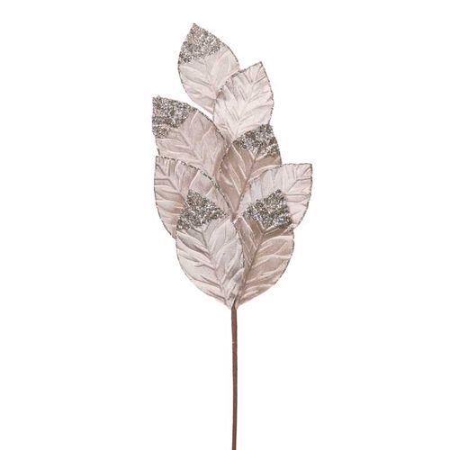 Holly & Ivy Platinum Crystals Leaf Pick
