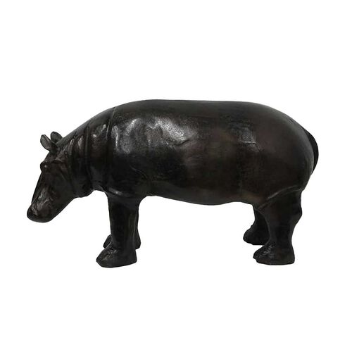 French Country Hippopotamus Oxy Black Large