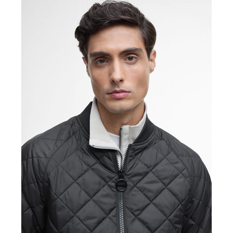 Barbour International Harfell Quilted Bomber Jacket image number 1
