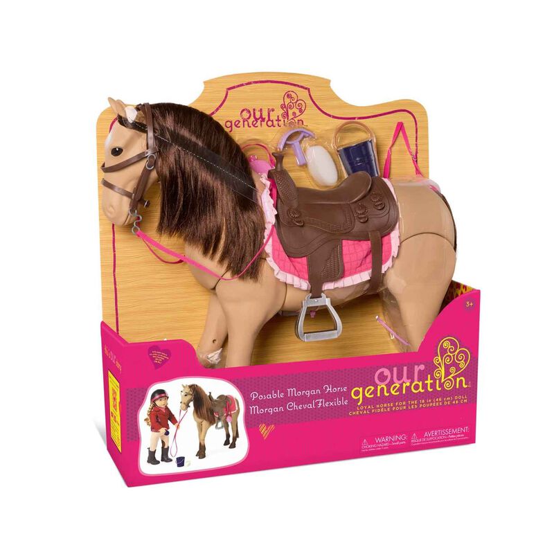 Our Generation Dolls Poseable Horse - Morgan image number 3