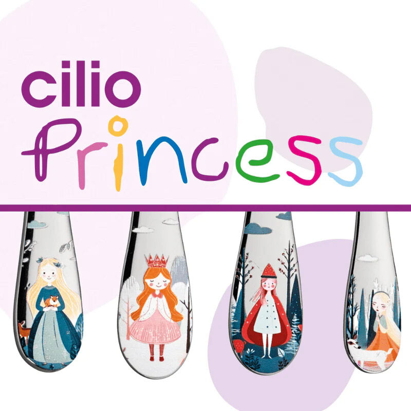 Cilio Childrens Cutlery Set 4pc Princess image number 1