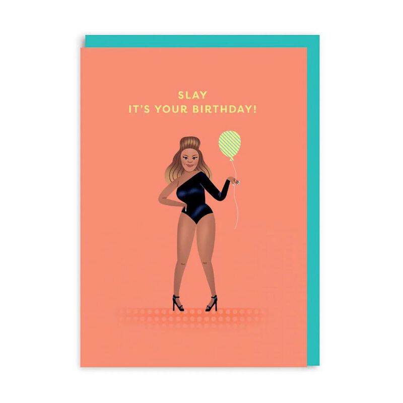 Ohh Deer Beyonce Slay Birthday Card image number 0