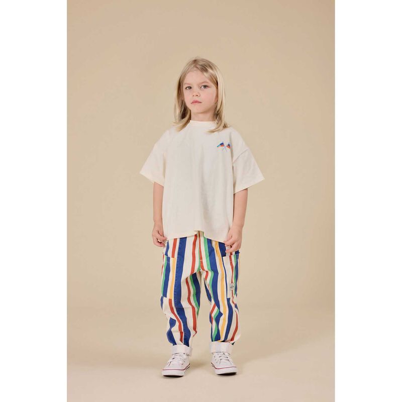 Goldie + Ace 90's Bold Stripe Kit Denim Pocket Pant 3-5Y image number 1