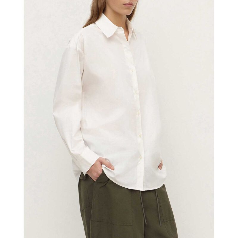 Assembly Label Micha Poplin L/S Shirt White image number 2