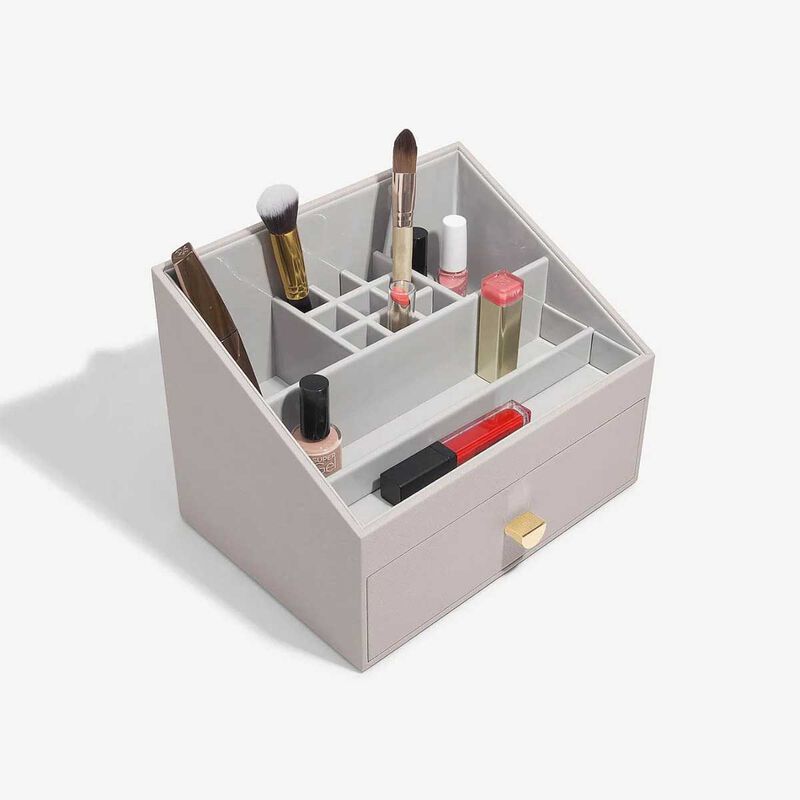 Stackers Classic Makeup Organiser Taupe image number 1