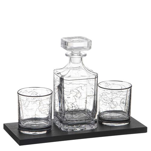 Ladelle Atlas 4Pc Whisky Set