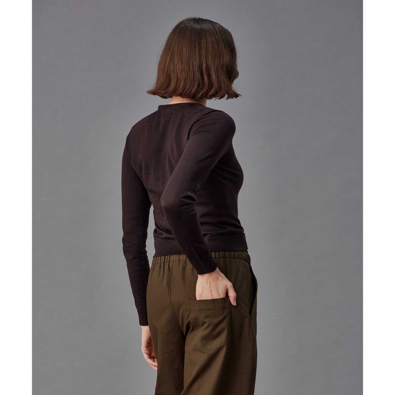 Standard Issue Merino Crop Crew Cardi image number 1