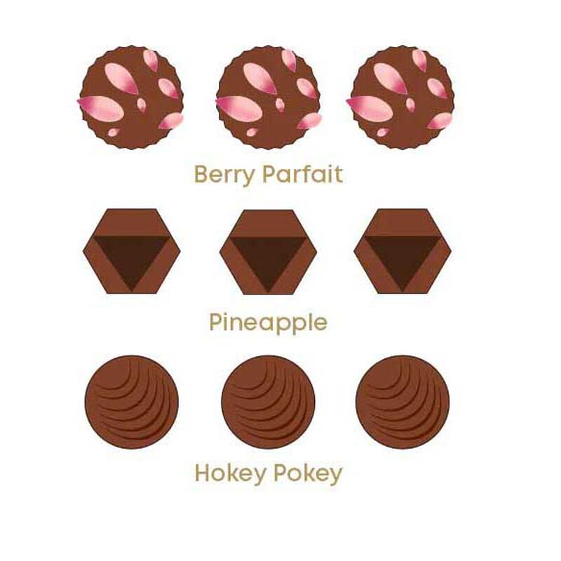 The Seriously Good Chocolate Co. Daffodil Day Assorted Chocolate Box 9Pc image number 1