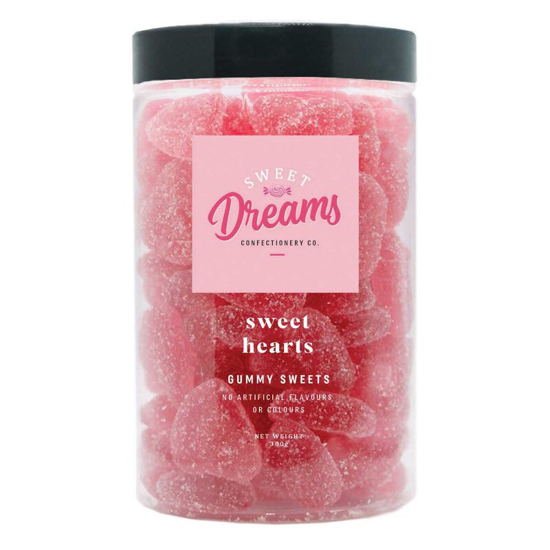 Sweet Dreams Gummy Sweets Jar - Sweet Hearts 360g image number 0