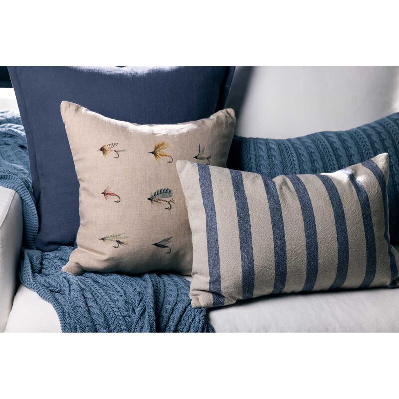 Wallace Cotton Lennon Large Square Cushion Cover 55x55cm image number 1