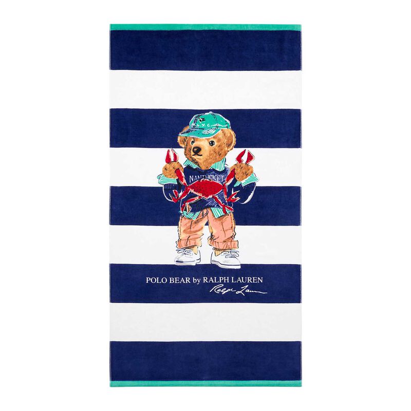 Polo Ralph Lauren Seaside Polo Bear Beach Towel image number 0