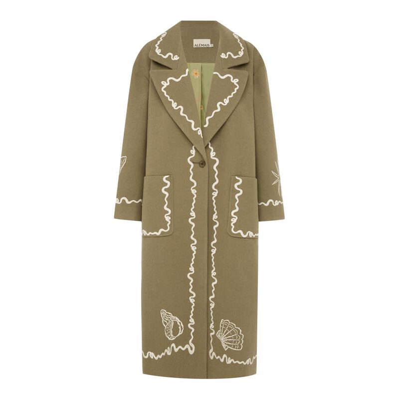 ALÉMAIS Sammy Embroidered Coat image number 2