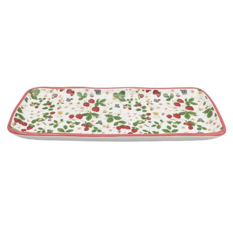 Urban Products Strawberry Fields Platter Red & Green 36x15cm image number 0