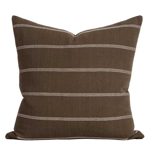 Baya Juno Cushion With Feather Inner 55x55cm - Thyme