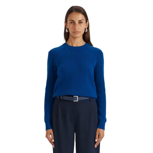 SABA Nora Wool Cashmere Crew Knit