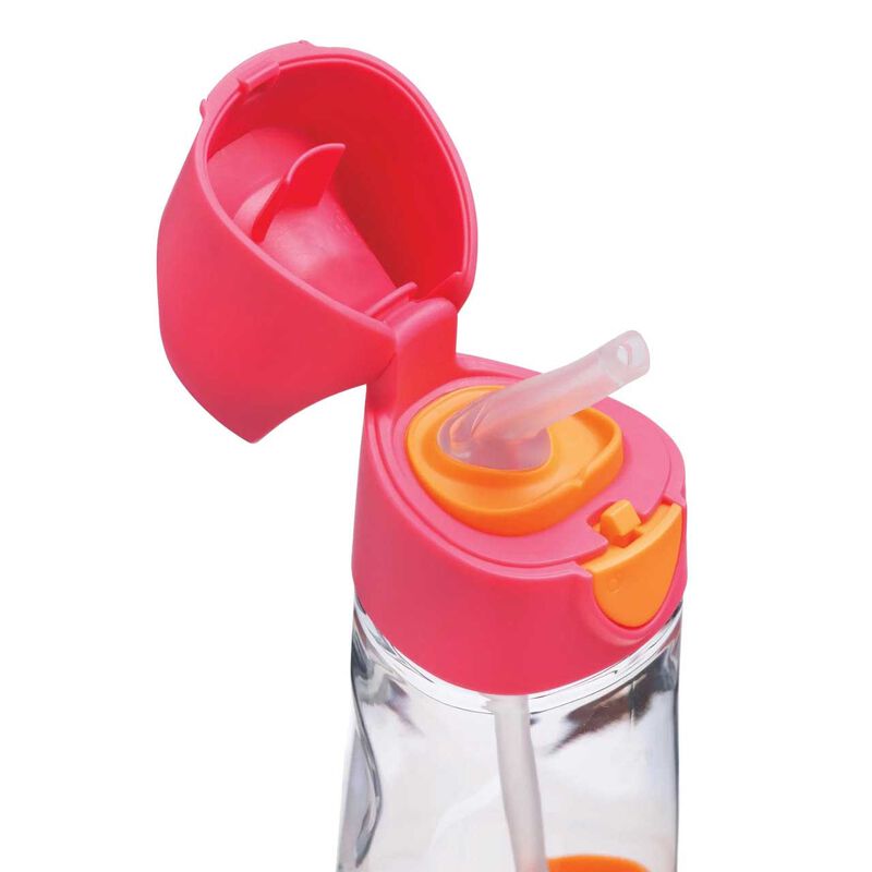 B.Box Tritan Drink Bottle 450ml - Strawberry Shake image number 2